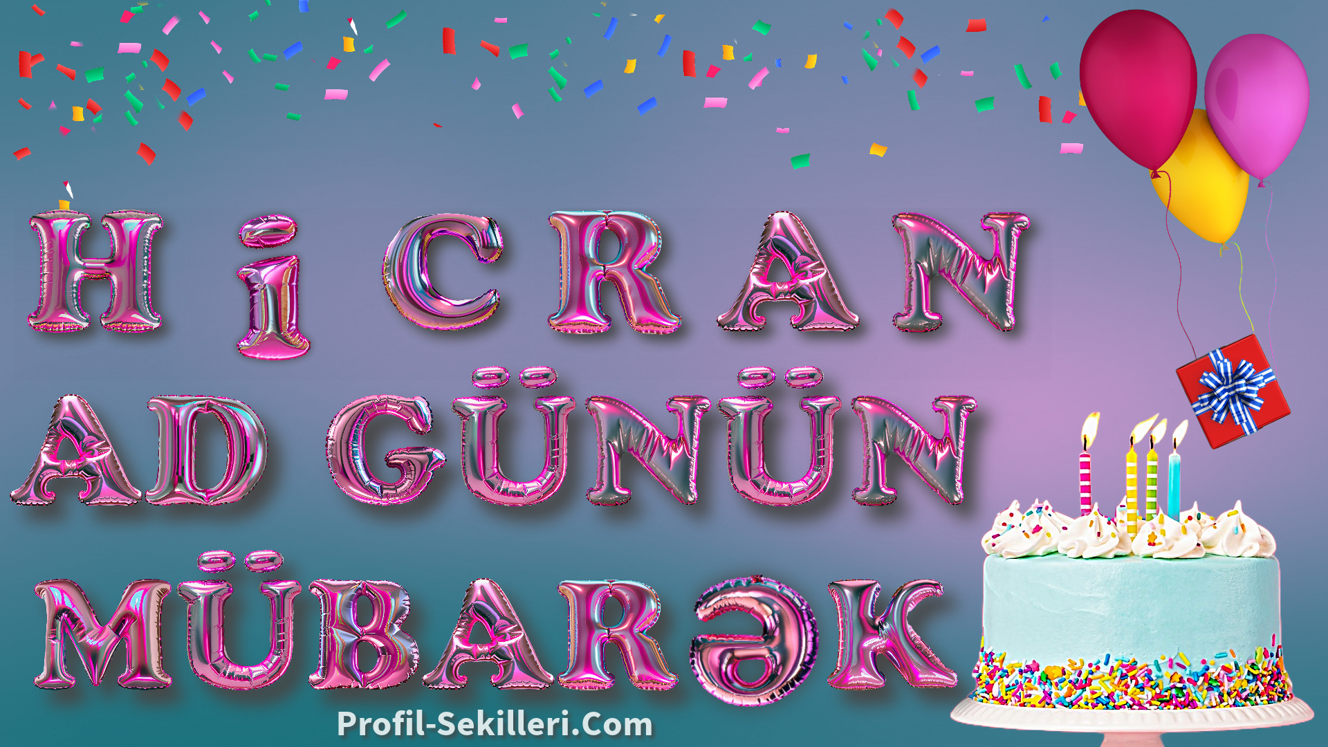 Hicran Adina Aid Ad Gunun Mubarek Tebrik Sekilleri