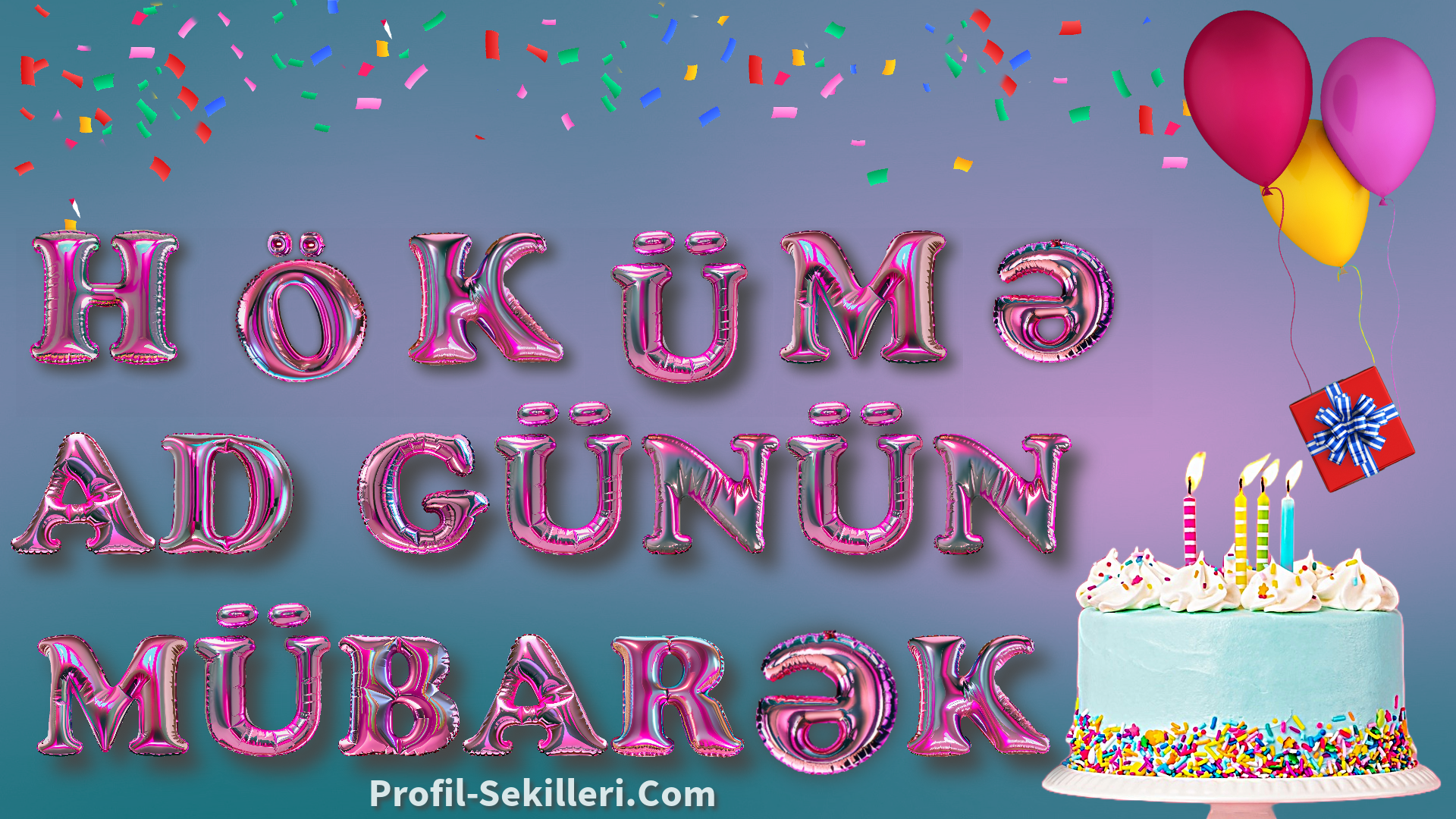 Hokume Adina Aid Ad Gunun Mubarek Tebrik Sekilleri
