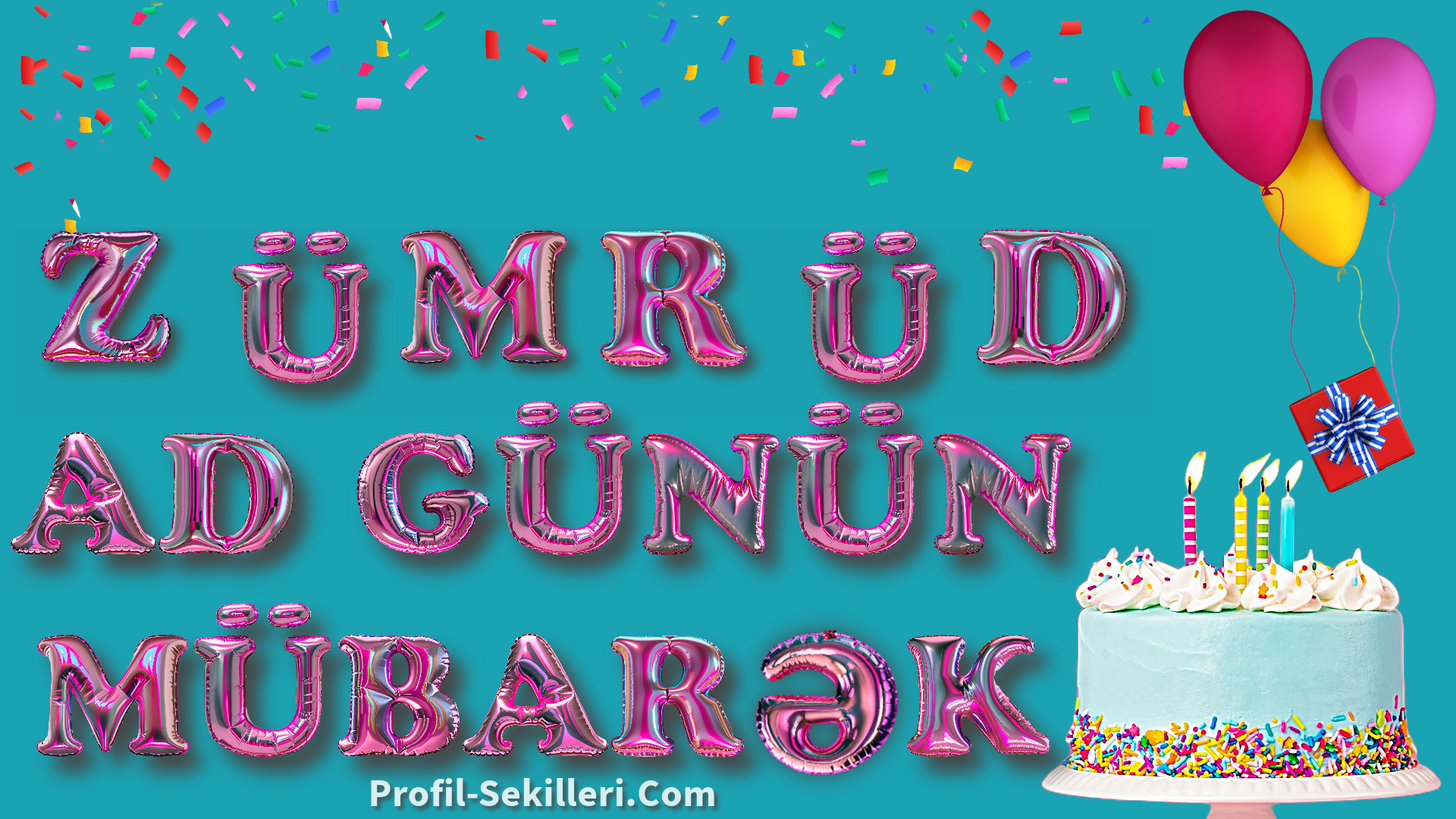 Zumrud Adina Aid Ad Gunun Mubarek Tebrik Sekilleri
