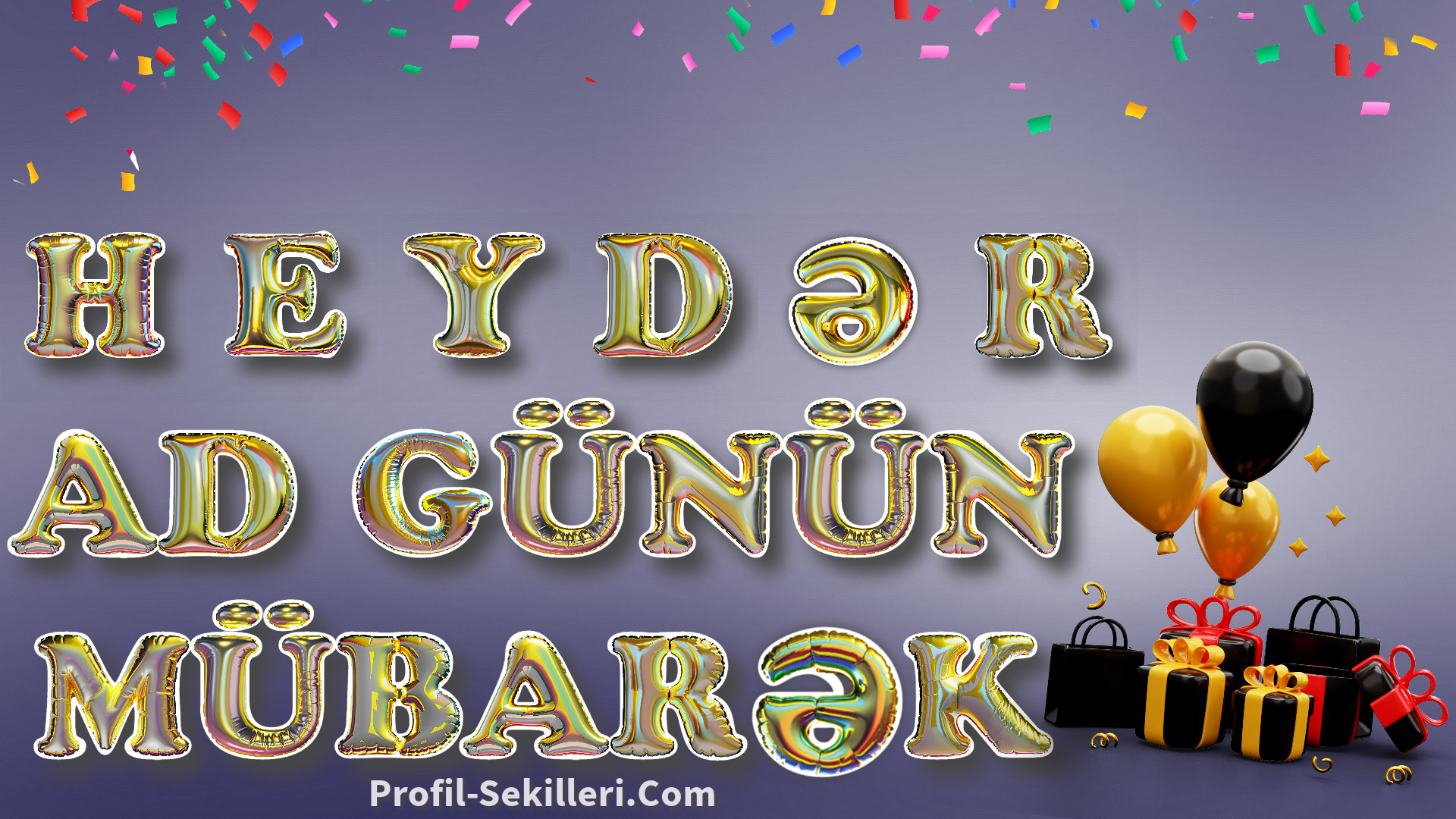 Heyder Adina Aid Ad Gunun Mubarek Tebrik Sekilleri